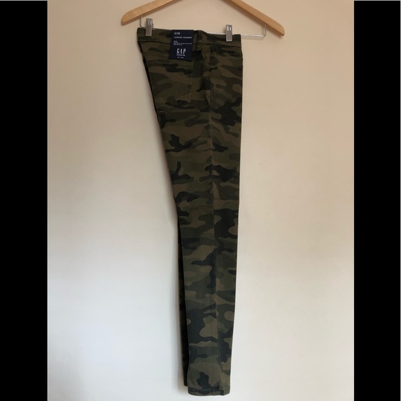 GAP MID RISE CAMO LEGGINGS SKIMMER👖Sz 0/25… - Picture 8 of 10